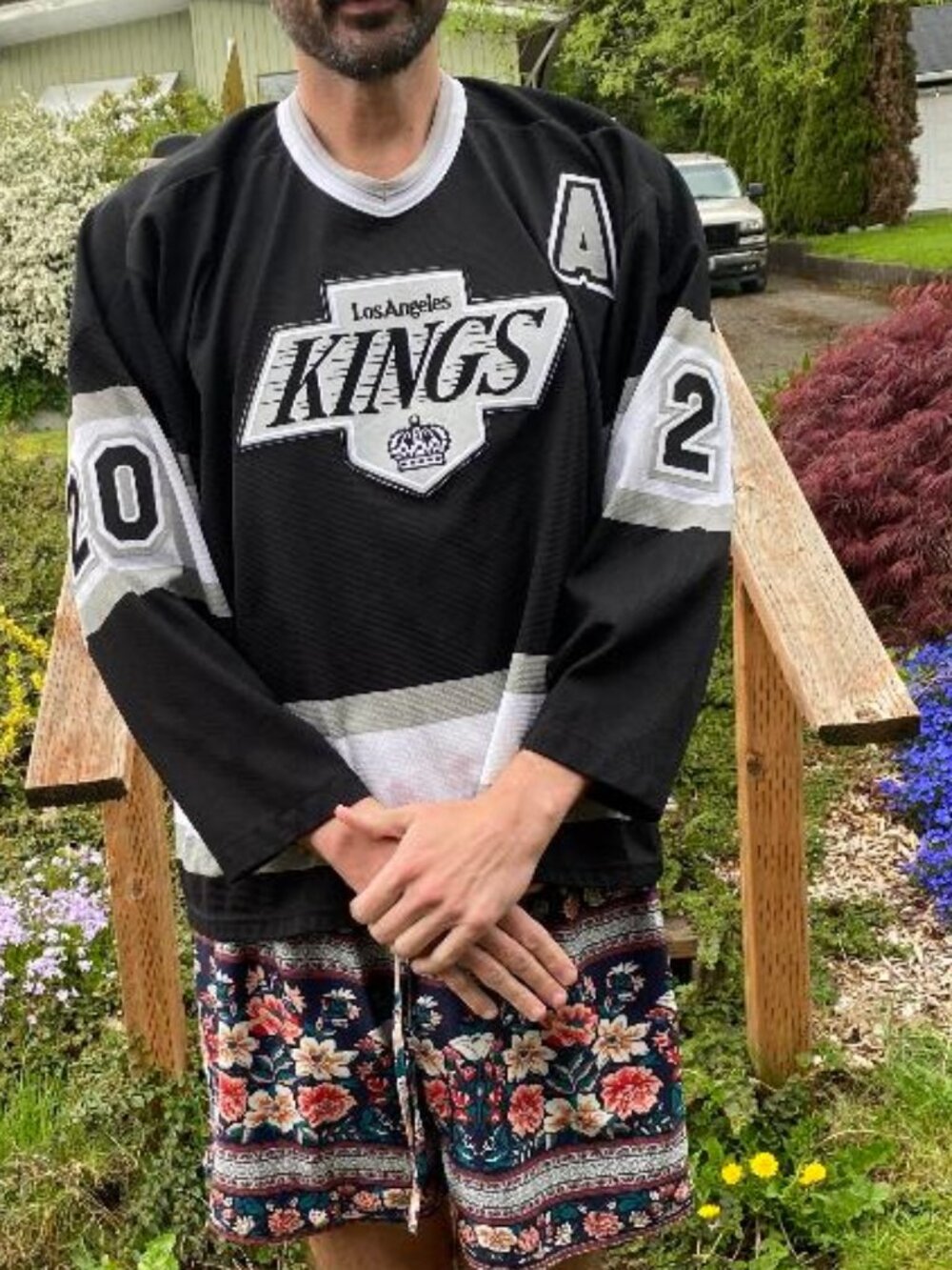 Luuuuuuuuuuuuc Robitaille Los Angeles Kings NHL hockey jersey XL